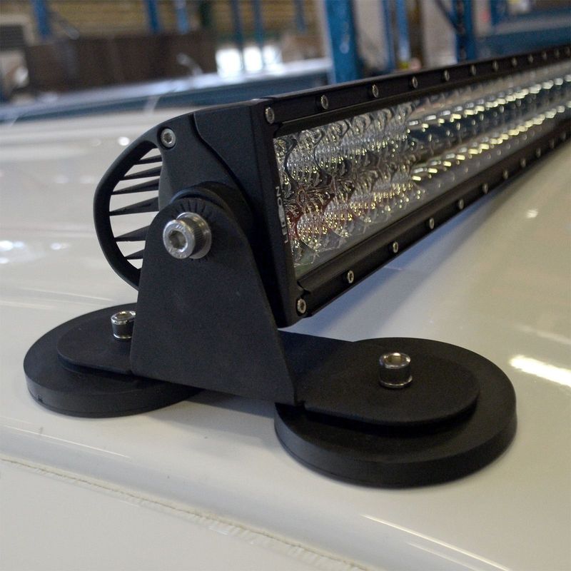 Magnetiska hållare för t.ex. LED-ramp (stor / liten, magnetfäste ett par)