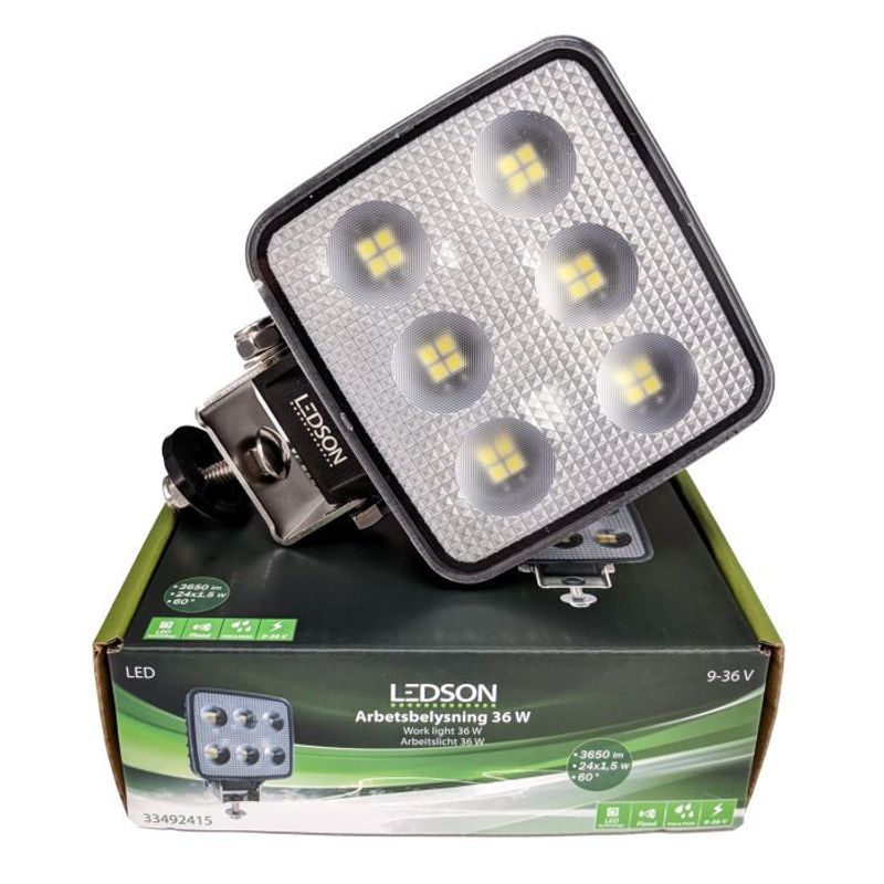 Radiant arbetsbelysning/backljus 36W (ECE R23)