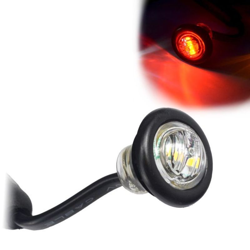 Pearl punktbelysning för infällnad (E-märkt, plan/rör, 12-24V)