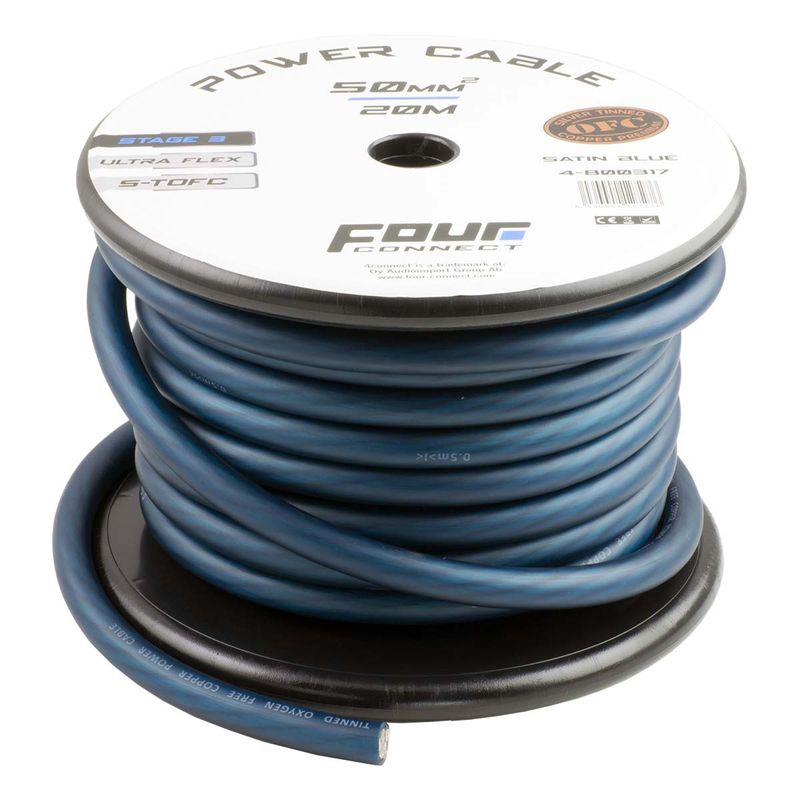 FOUR Connect 4-800317 STAGE3 50mm2 Satin Blue S-TOFC power cable