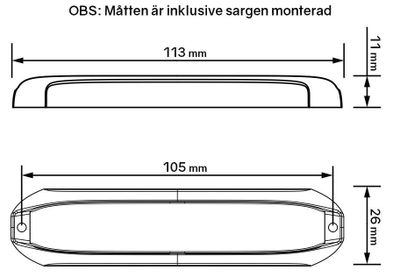 Nexus Böjbart LED Blixtljus