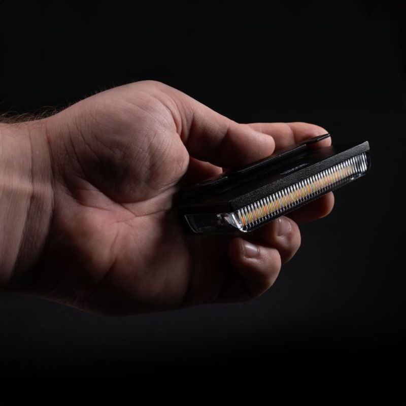 Spectra backljus med blixtljus