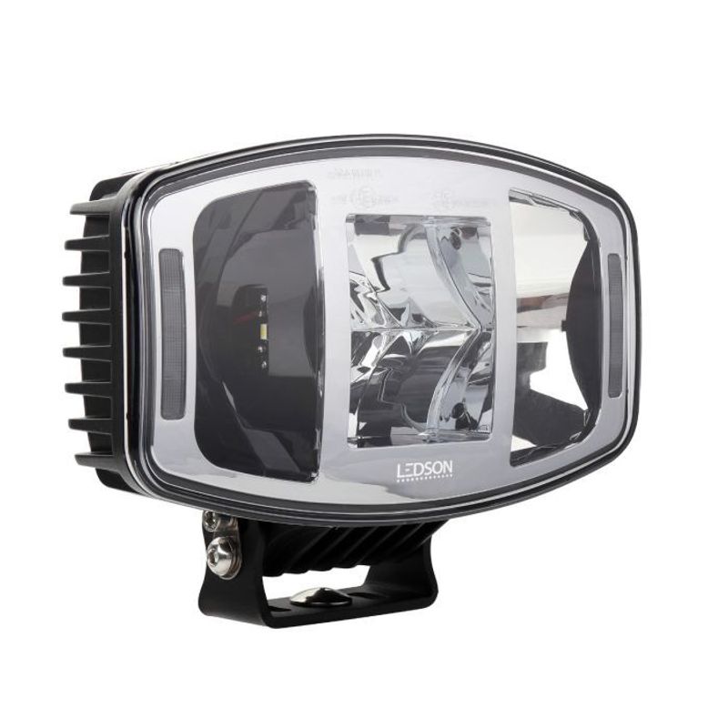 Orion10+ Chrome LED Extraljus 100W (valbart positionsljus)