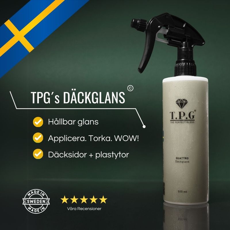 TPG Quattro - Plast & Däckglans 75ml
