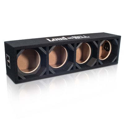 Loud as Hell 4x6.5" Kickplanka Svart