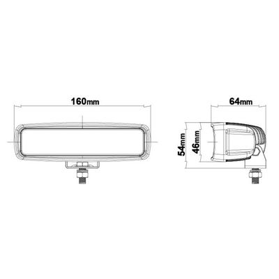 Raptor 30S LED extraljus spot (E-märkt)