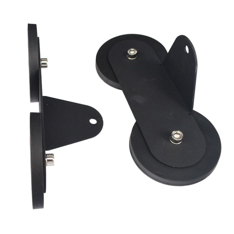 Magnetiska hållare för t.ex. LED-ramp (stor / liten, magnetfäste ett par)