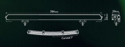 EPIX31 Slim Curved LED Ramp 31" 162W