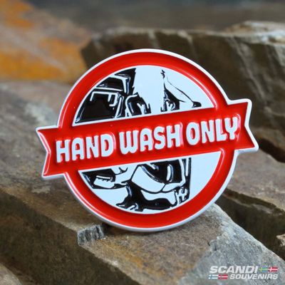 Pin: Hand Wash Only