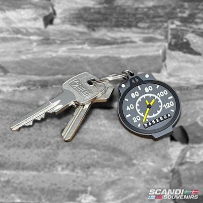 Nyckelring: oldskool tachograaf