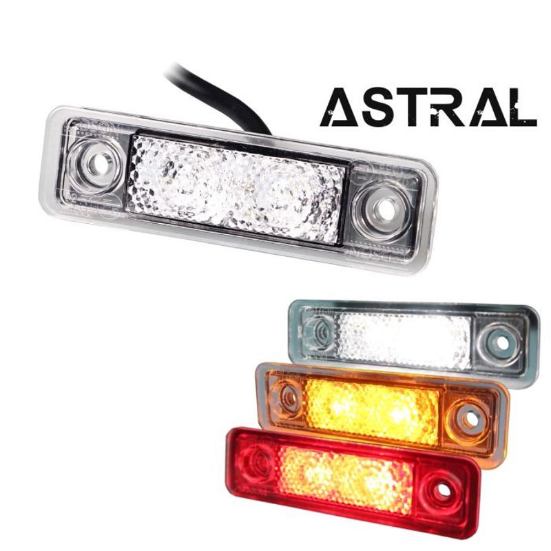 Astral LED Gen1 "Easy fit" positionsljus (E-märkt, 12-24V)