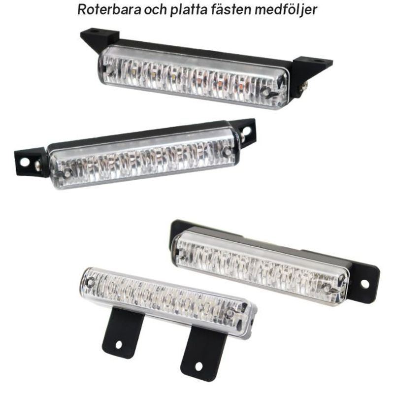 Blixtljus för grillmontering (ECE R65/R10/SAE)