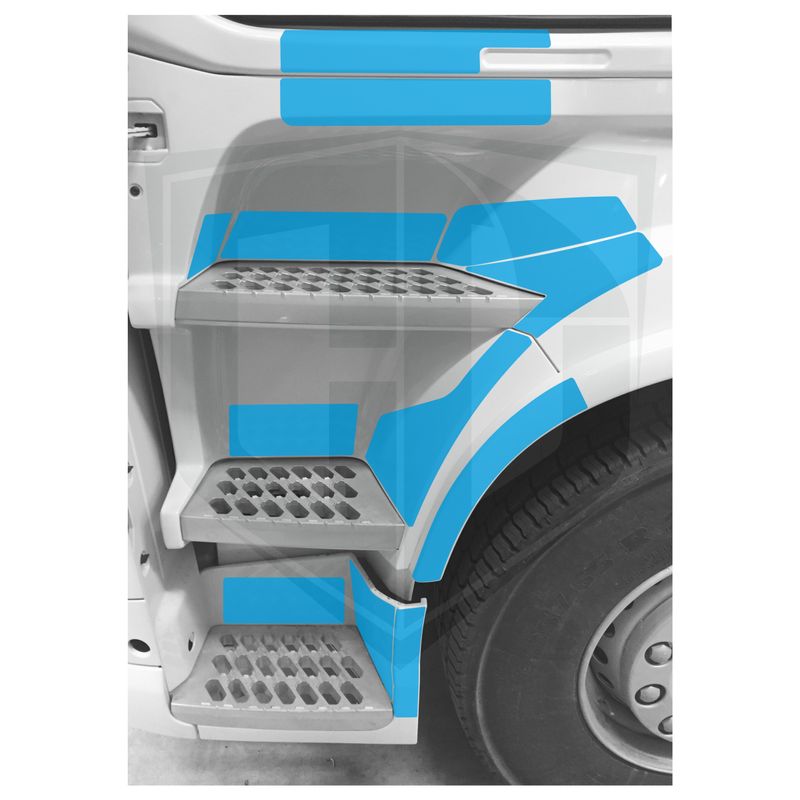 Instegsskydd Volvo FH 4 - förarsida