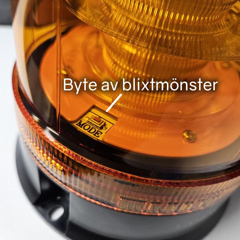 OptoGuard Dome Blixtljus roterande LED 36W