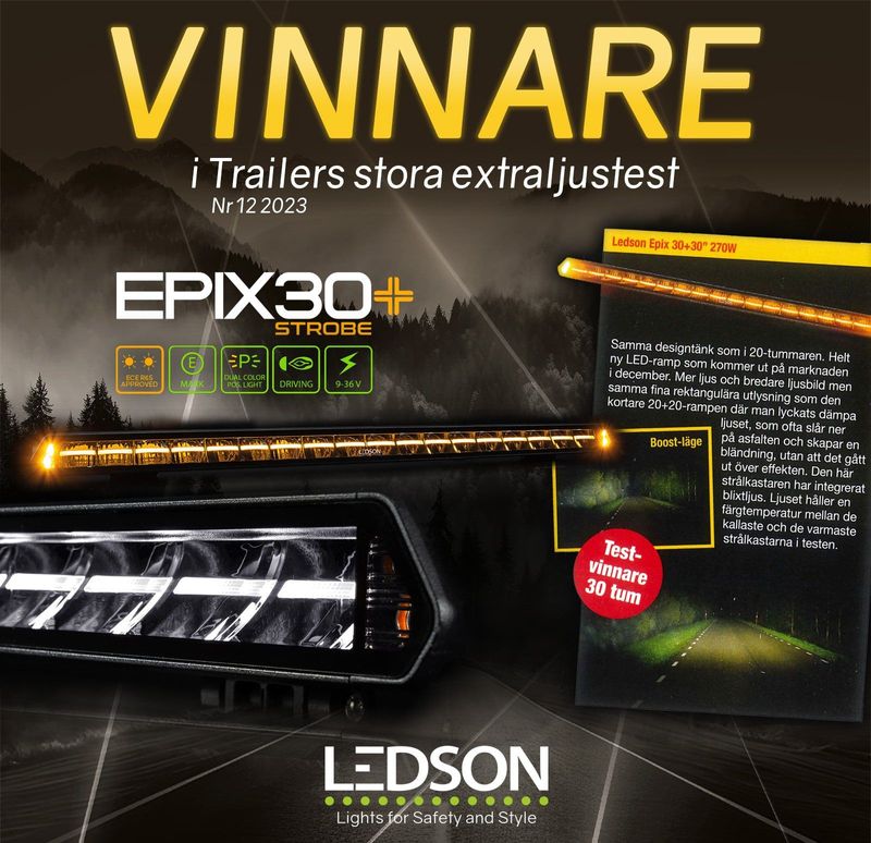 Epix30+ Prime Strobe LED Ramp 30" 270W Powerboost