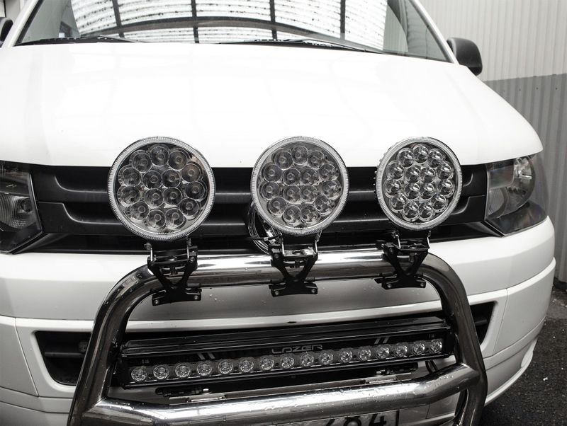 Rörfäste för LED-ramper och arbetsljus (Design I)