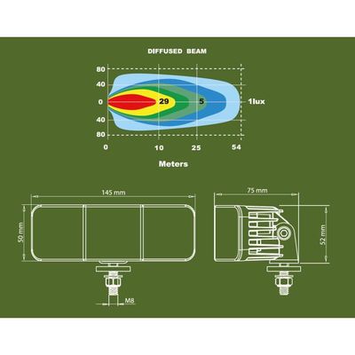 Hydra30 Gen2 vinklad arbetsbelysning 30W (Black Edition)