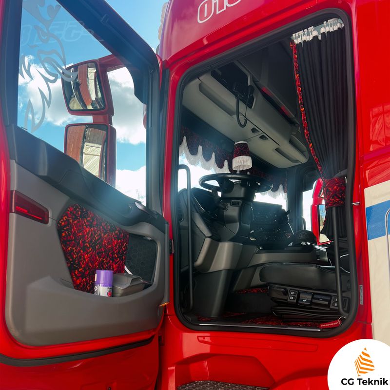 Scania Next Gen Dörrsidor: Bussplysch