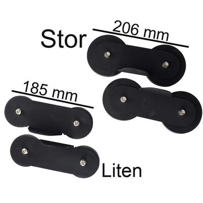 Magnetiska hållare för t.ex. LED-ramp (stor / liten, magnetfäste ett par)