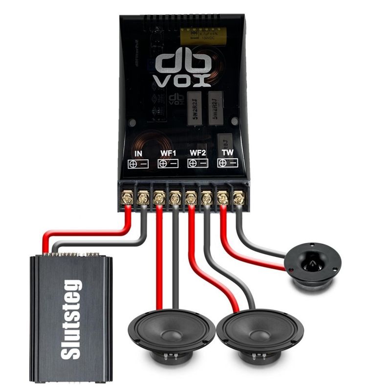 2-pack dB 2vägsfilter v2