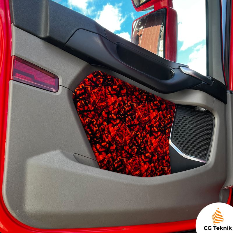 Scania Next Gen Dörrsidor: Bussplysch