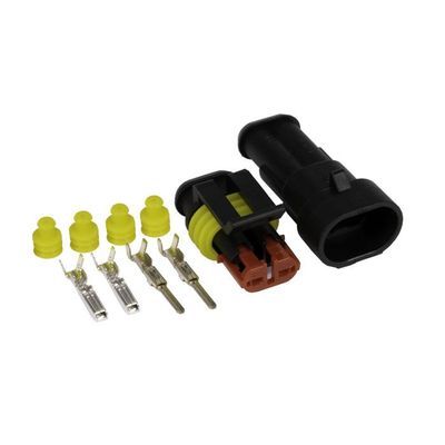 Superseal connector 2-polig hane + hona