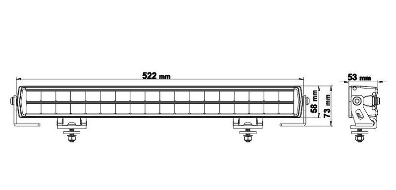 Alfa LED ramp 20” 180W (E-märkt, Combo)
