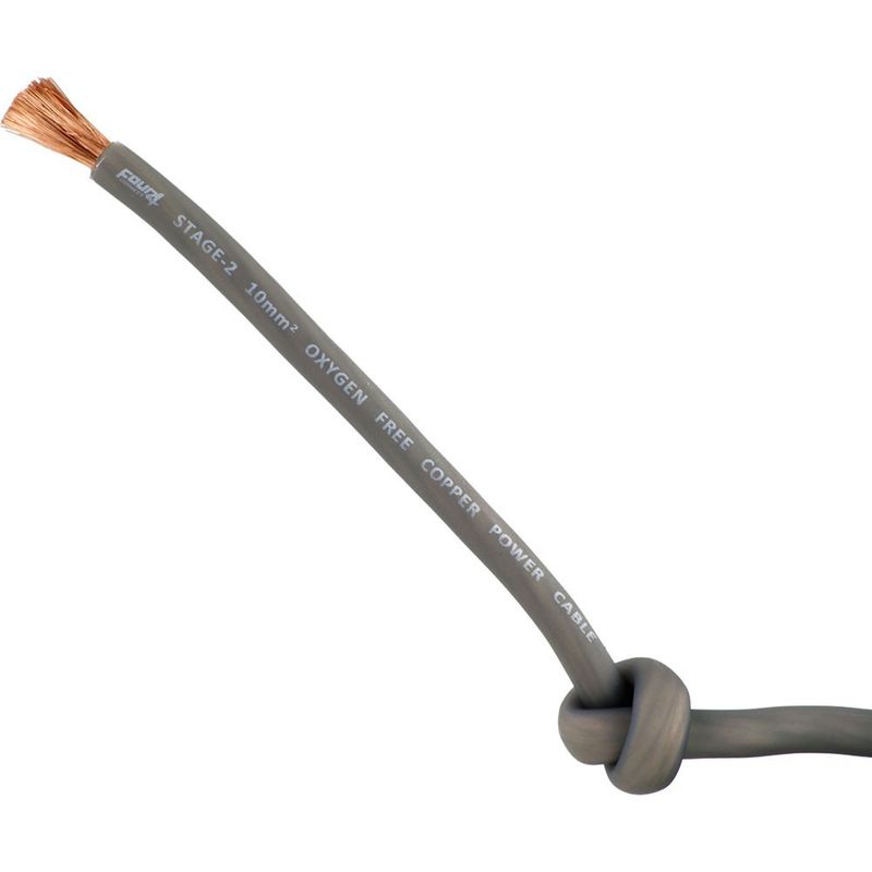 4CONNECT 4-800212 STAGE2 10mm2 OFC-strömkabel grå 50m