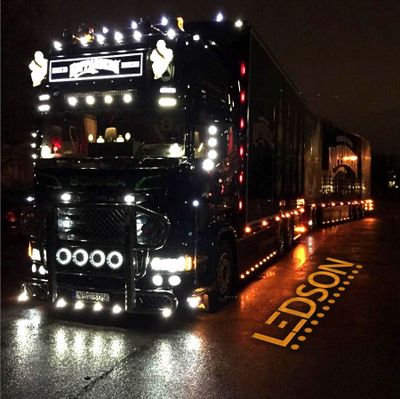 LEDSON DRL-insats för Scania 4 och R-serie (Xenonvit, ett par, E märkt)