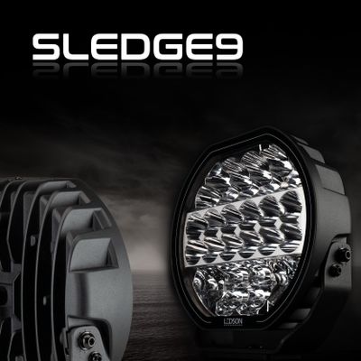 Sledge9 LED Extraljus 9"