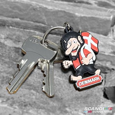 Nyckelring: Scandi-Troll Denmark