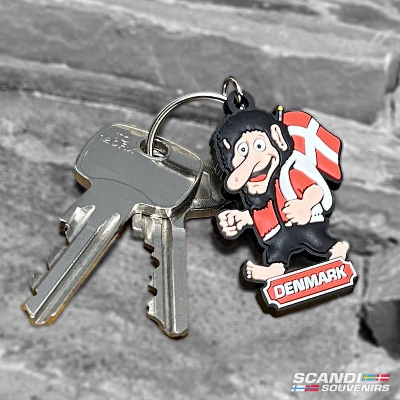 Nyckelring: Scandi-Troll Denmark