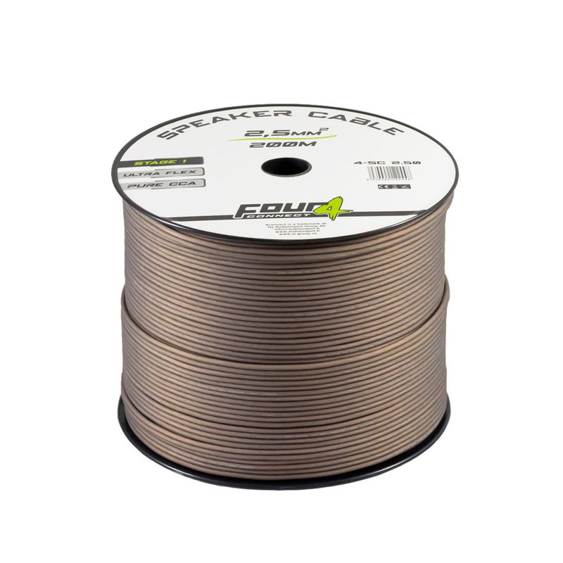4Connect 4-SC2.50 högtalarkabel 2.5mmq OFCA 200m