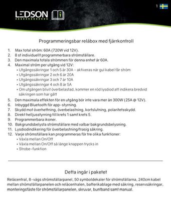 Commander8 Gen2 fjärrstyrd reläbox