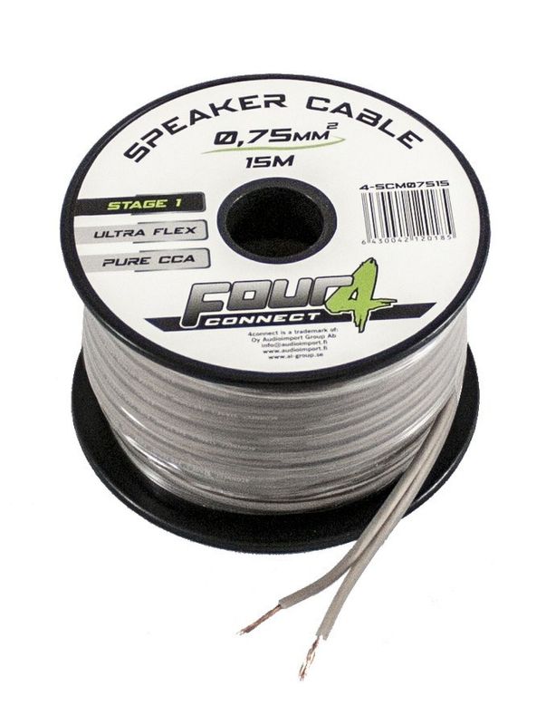 4Connect 4-SCM07515 minispool 2x0,75mm2, 15m