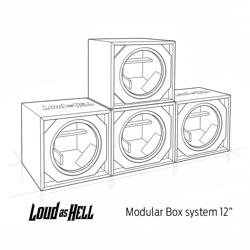 Loud as Hell 1x12" Midbaslåda