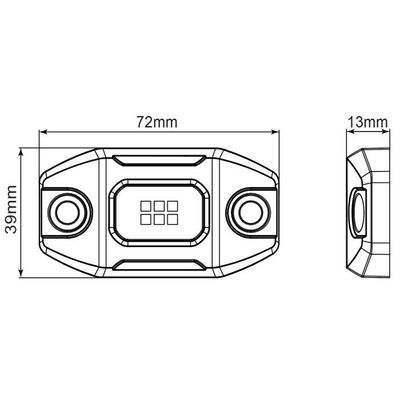 Rox arbetsbelysning 9W