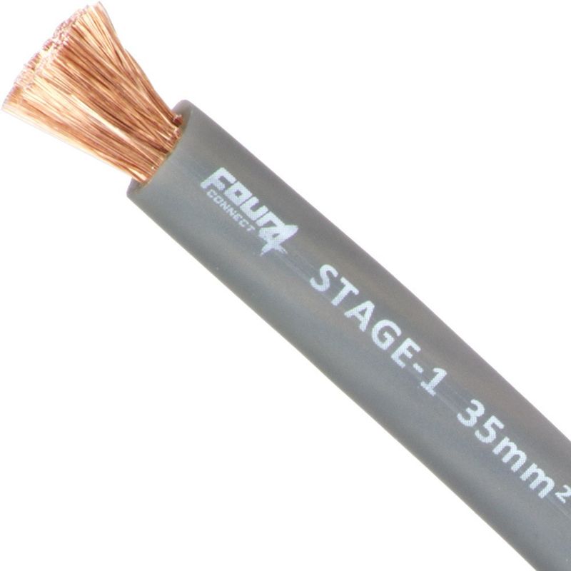 4CONNECT 35mm2 strömkabel mörkgrå 30m