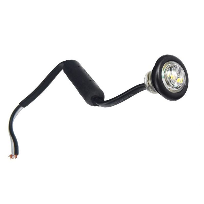 Pearl punktbelysning för infällnad (E-märkt, plan/rör, 12-24V)