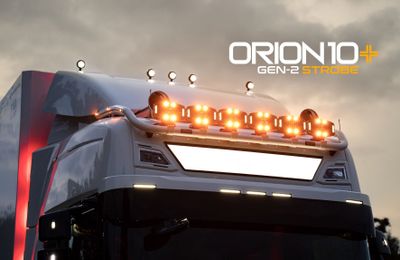 Orion10+ Gen2 Strobe LED Extraljus 100W med blixtljus