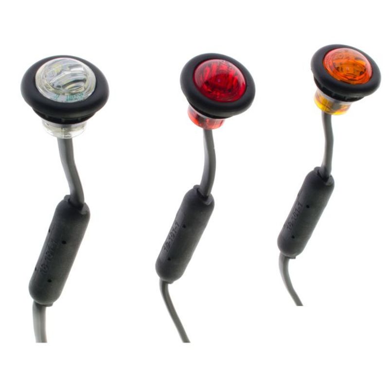 10-pack Pearl punktbelysning för infällnad (E-märkt, plan/rör, 12-24V)