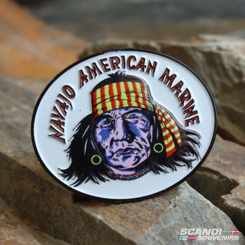 Pin: Navajo American Marine