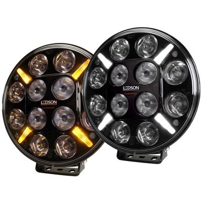 Pollux9+ Gen3 Strobe LED Extraljus 120W Powerboost (Driving / Spot Beam)