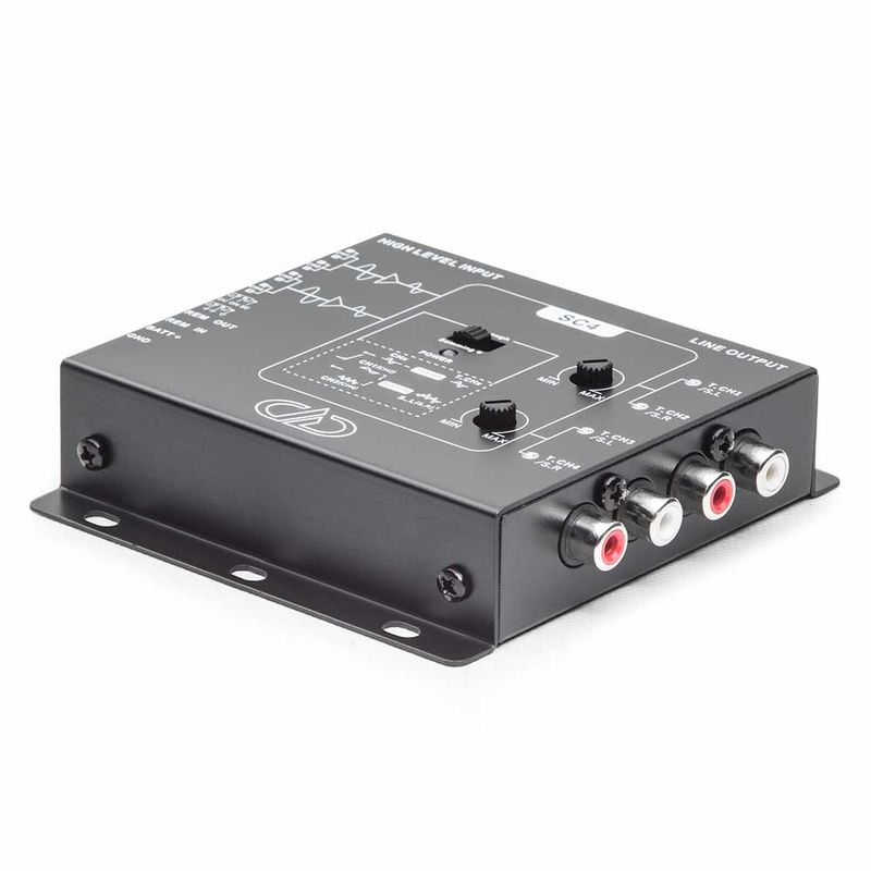 DD Audio SC4a 4-kanals Signalomvandlare med 12v Remote