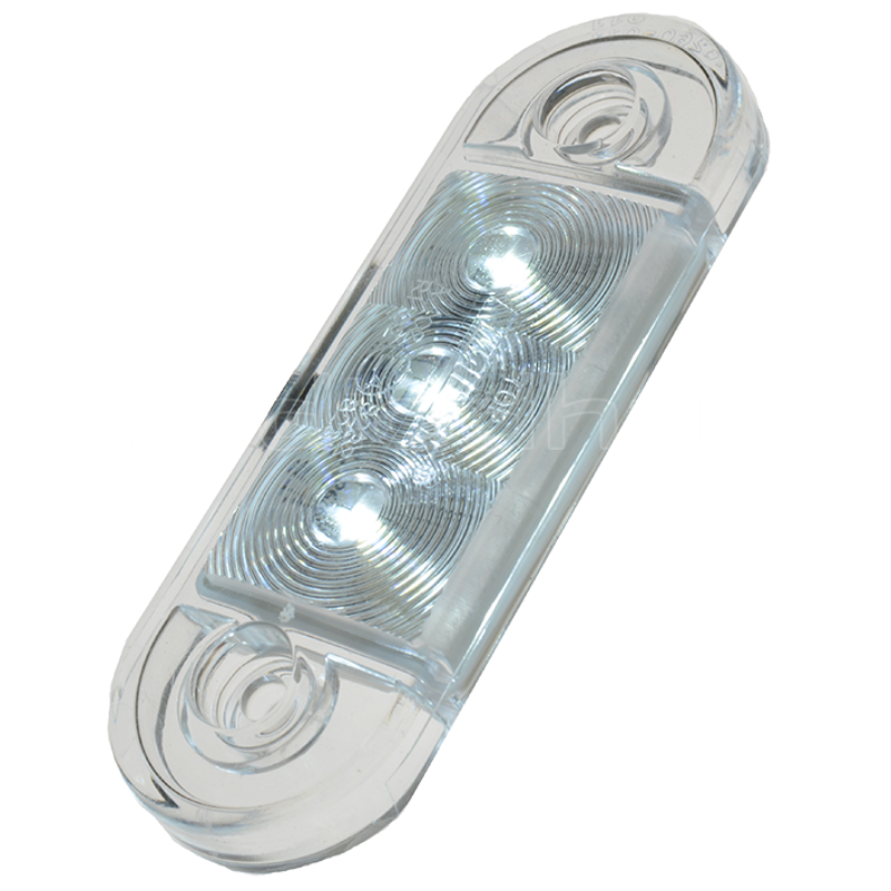 E-märkt, utanpåliggande och supertunn positionslykta