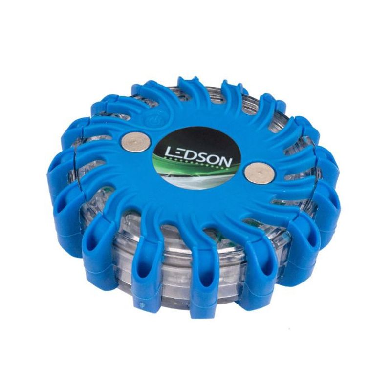 Varningspuck LED (orange/blå)