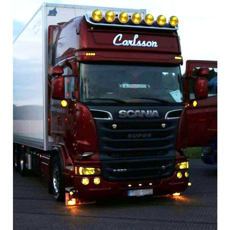LEDSON DRL-insats för Scania 4 och R-serie (Gul, ett par)