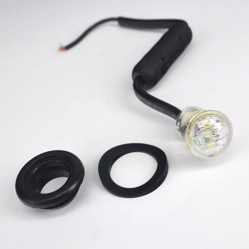 Pearl punktbelysning för infällnad (E-märkt, plan/rör, 12-24V)