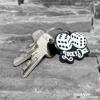 Nyckelring: Lucky Dice