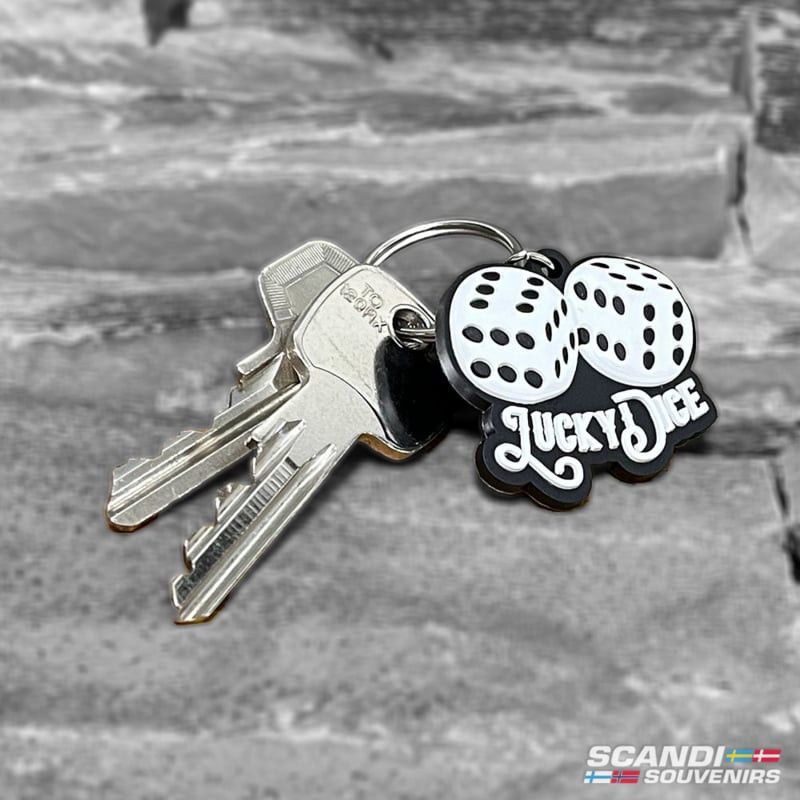 Nyckelring: Lucky Dice